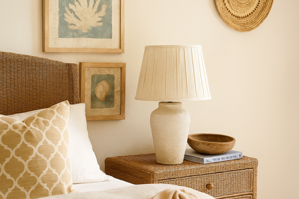 Coco Linen Drum Lampshade