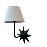 Étoile – Star Matte Black Metal Sconce & Shade