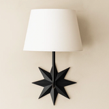 Étoile – Star Matte Black Metal Sconce & Shade