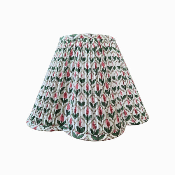 Amelia Scalloped Blockprint Lampshade DHS350 NOW