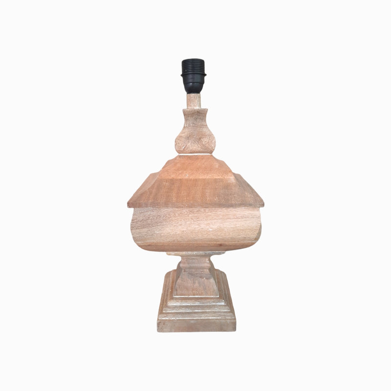 Paula Square Solid Wood Lampbase